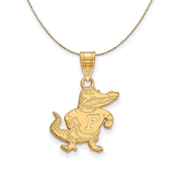14k Yellow Gold U of Florida Medium Necklace - 22 Inch